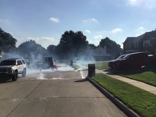 Smoke Testing for sanitary sewer leaks