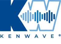 KenWave Logo - Blue with Wordmark